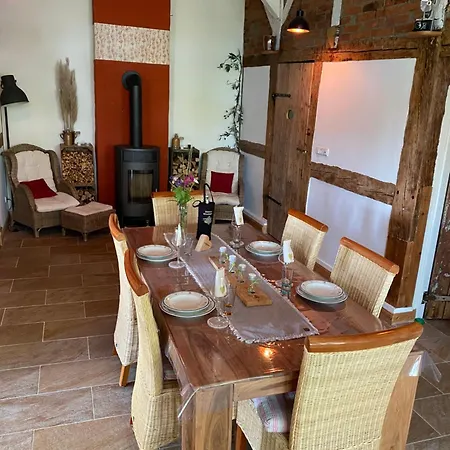 Apartamento Dannauer Reetkate - Wiesenblick Oldenburg in Holstein
